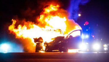 Sonhar com carro pegando fogo