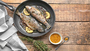 Sonhar com peixe frito