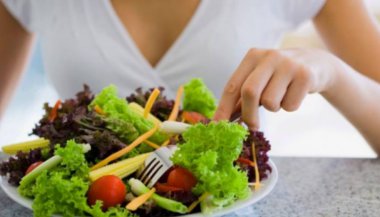 Seguindo uma dieta saudável sem frituras