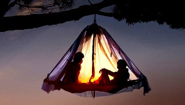 Se quiser relaxar, vá acampar