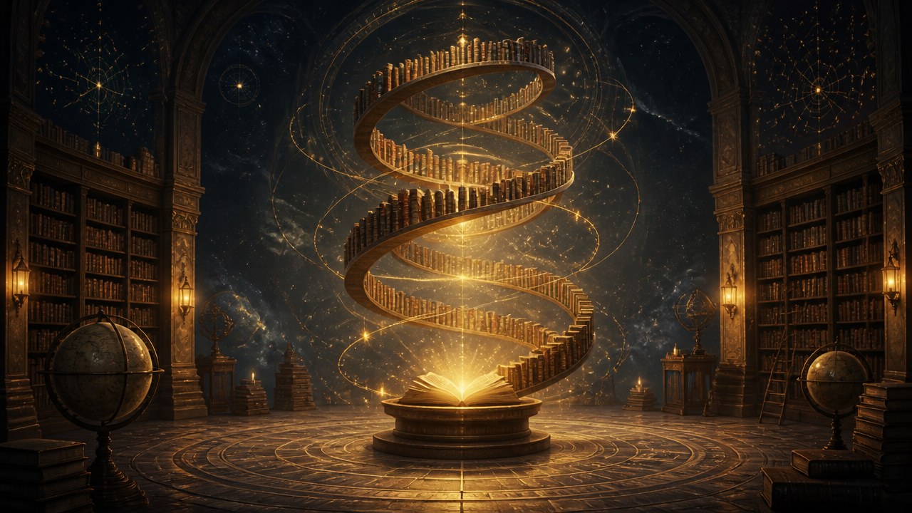 Arte editorial mística sobre Significado de sonhar com professor