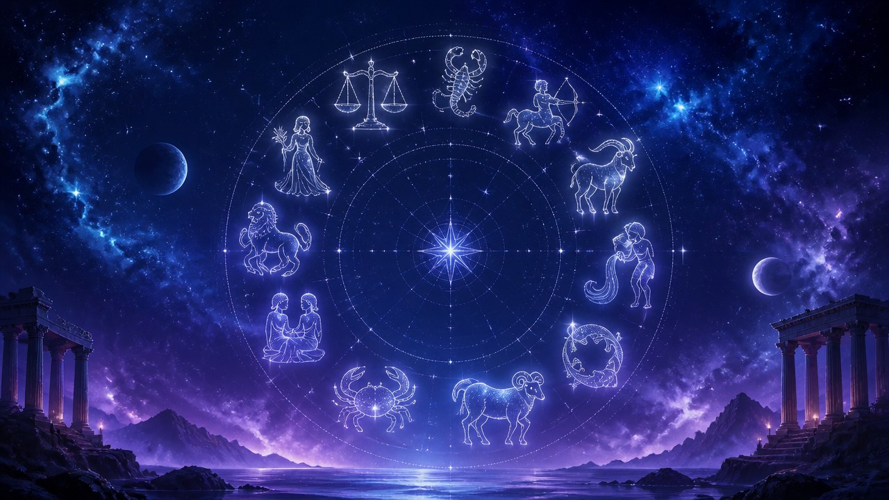 Arte editorial mística sobre Horóscopo do dia de hoje (25/09/2026): previsões dos signos para Sexta-feira