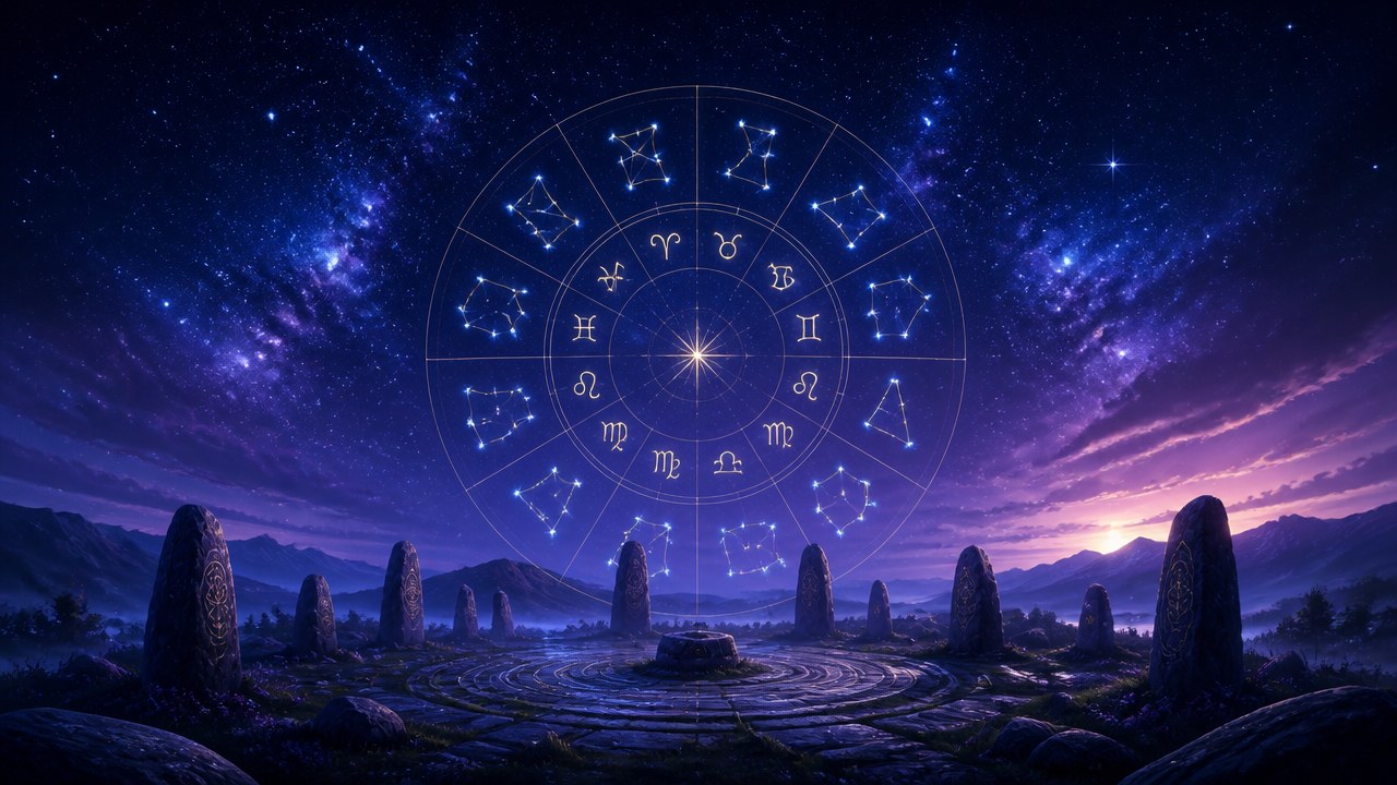 Arte editorial mística sobre Horóscopo do dia de hoje (30/09/2026): previsões dos signos para Quarta-feira
