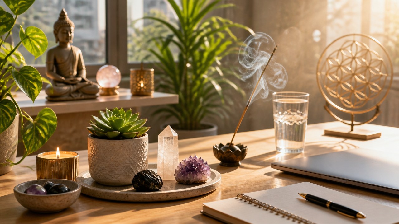 Como realizar rituais de limpeza energética para renovar a energia no trabalho