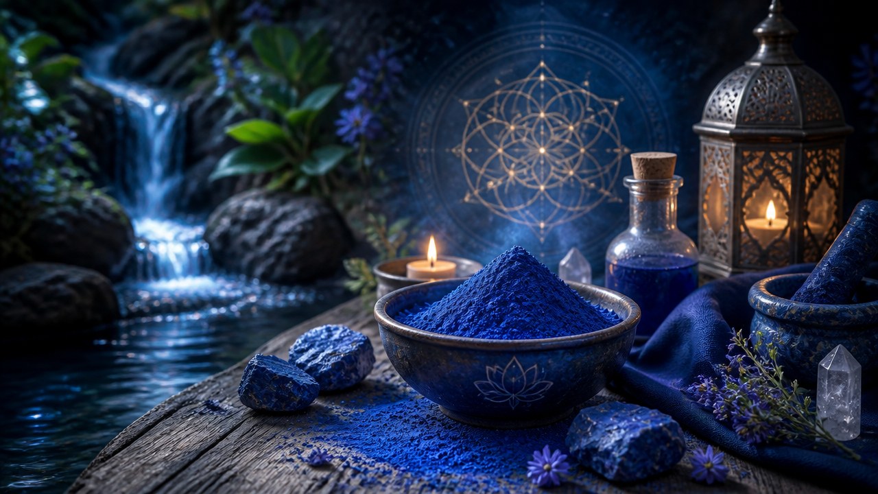 Anil: como fazer uma limpeza espiritual poderosa com este pigmento mineral