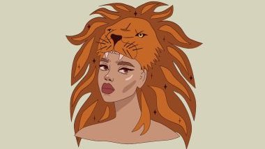 Imagem ilustrativa de uma mulher do signo de leão.