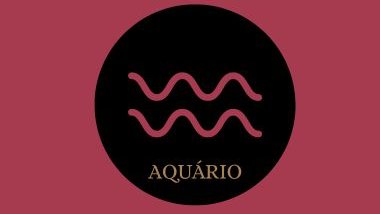 Glifo do signo de Aquário