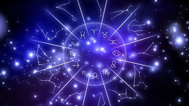 Imagem de uma mandala astrológica com o glifo dos 12 signos do zodíaco.
