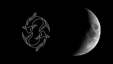 Lua Crescente em Peixes — 10 de dezembro de 2021