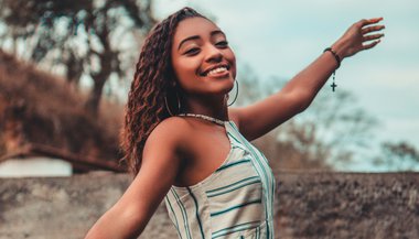 A felicidade de estar presente