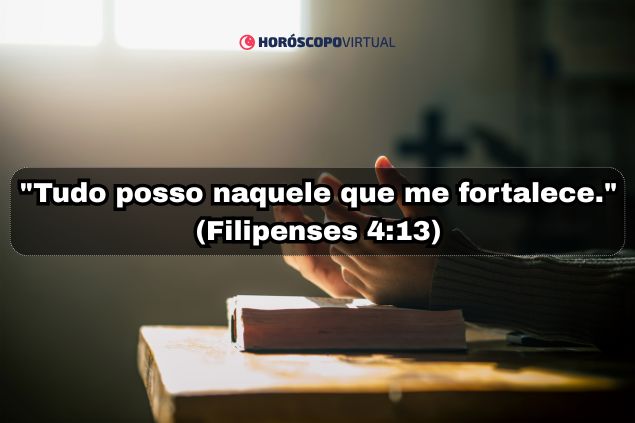 Imagem do versículo bíblico para áries - Filipenses 4:13