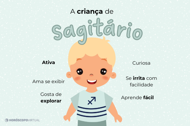 Criança de Sagitário