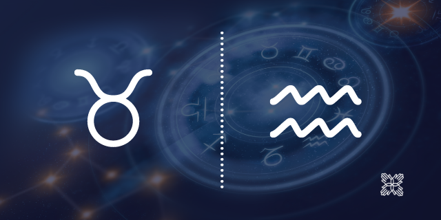 Touro com ascendente em Aquário