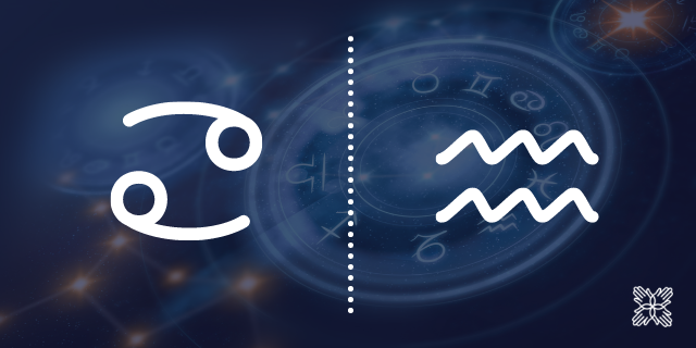 Câncer com ascendente em Aquário