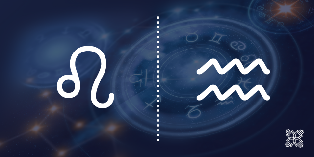 Leão com ascendente em Aquário