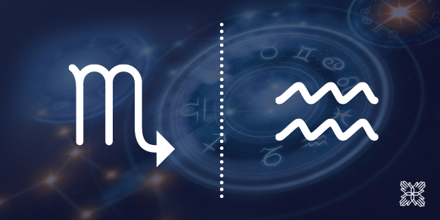 Escorpião com ascendente em Aquário