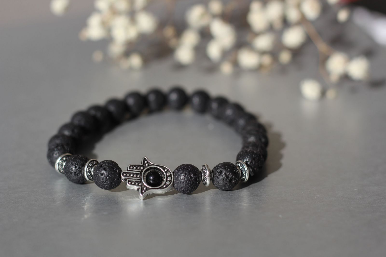 Pulseira com a Mão de Hamsá