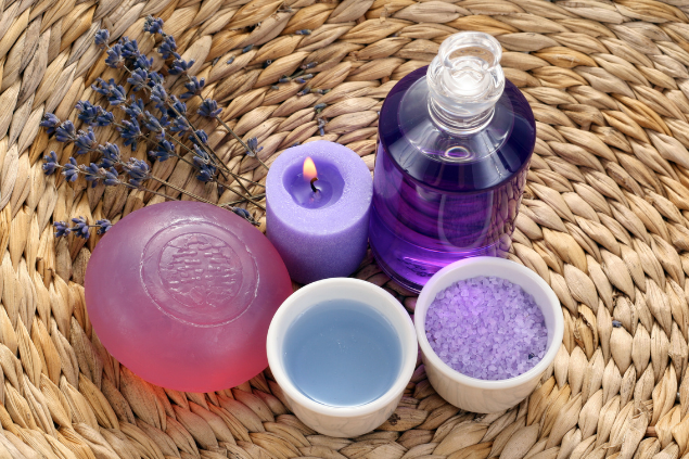 produtos de lavanda para banho