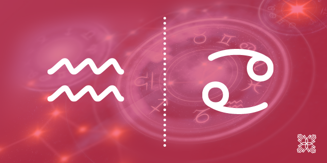 Aquário com ascendente em Câncer