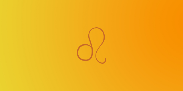 laranja com o símbolo de leão