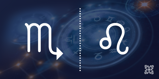 Escorpião com ascendente em Leão