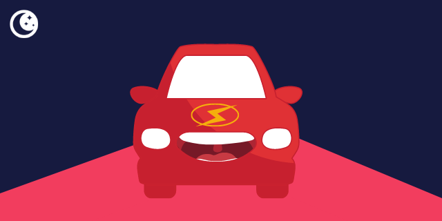 Ilustração de Relâmpago McQueen do filme 