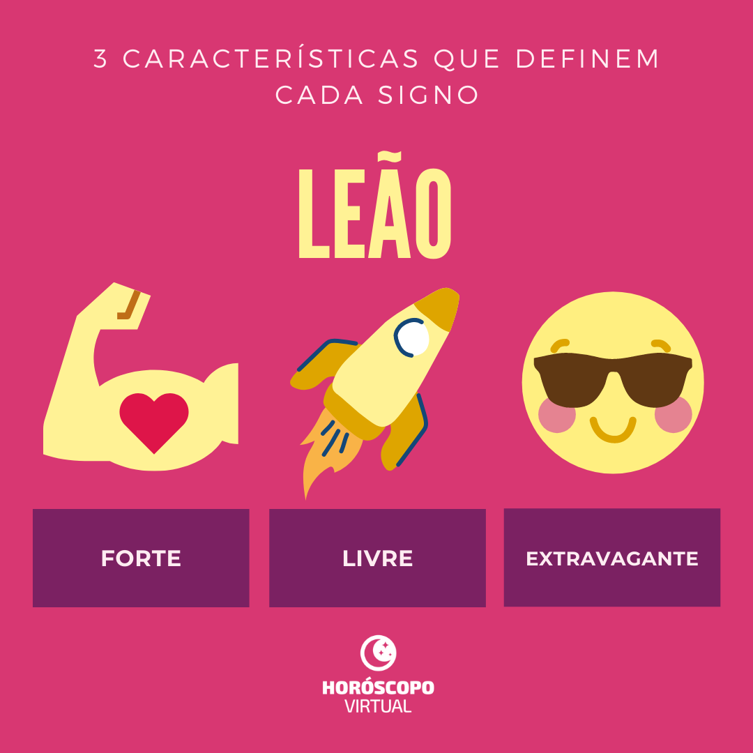3 características que definem cada signo - Leão