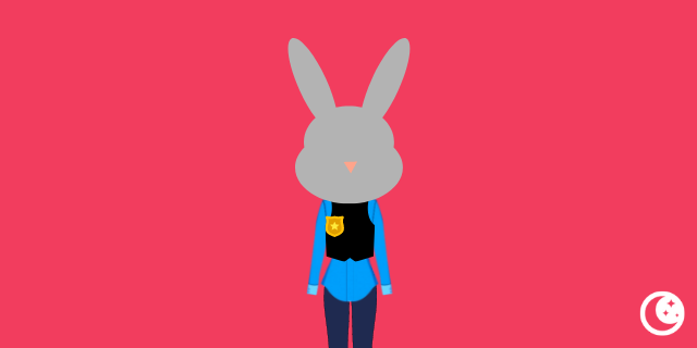 Ilustração de Judy Hopps do filme 