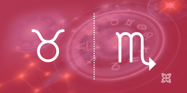 Touro com ascendente em Escorpião