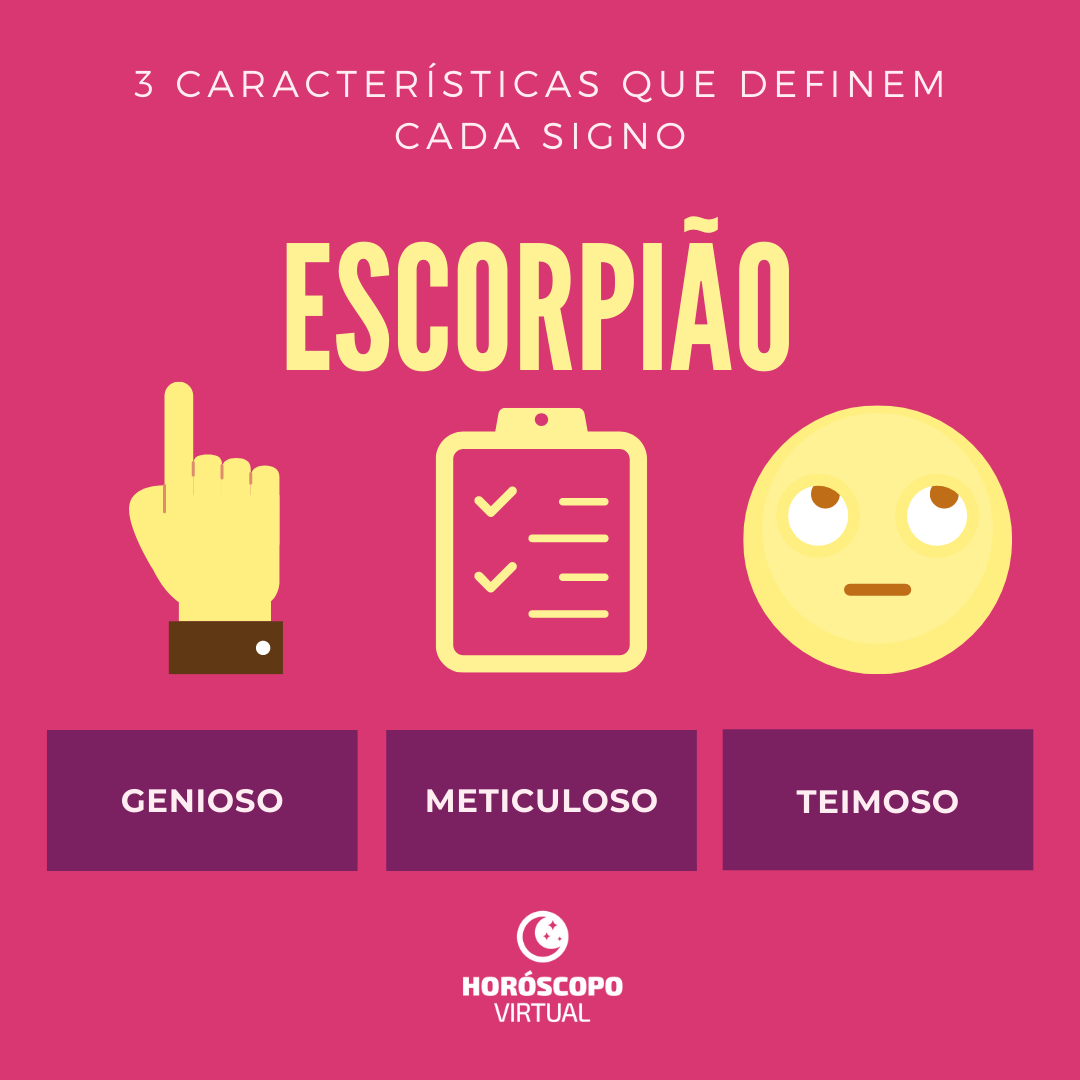 3 características que definem cada signo - Escorpião