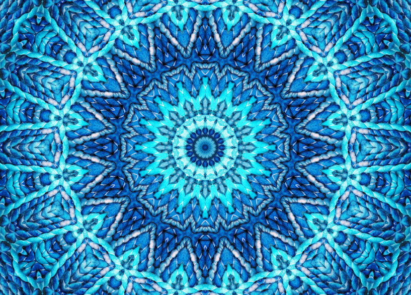 Mandala azul.