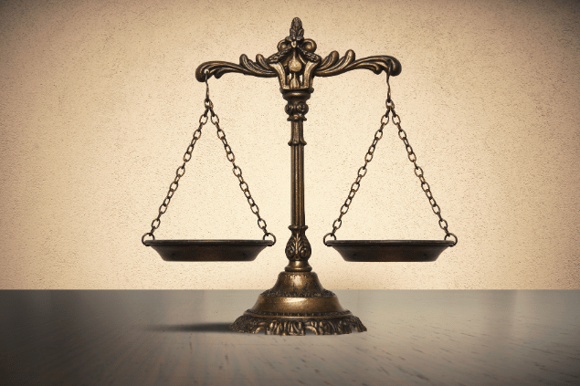 Imagem de uma balança