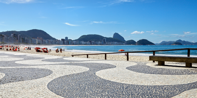 Copacabana no Rio de Janeiro