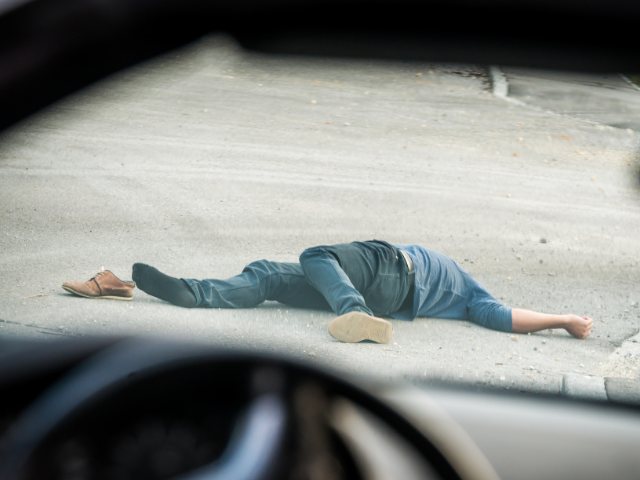 Homem atropelado 