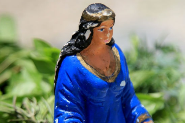 Escultura de Iemanjá.