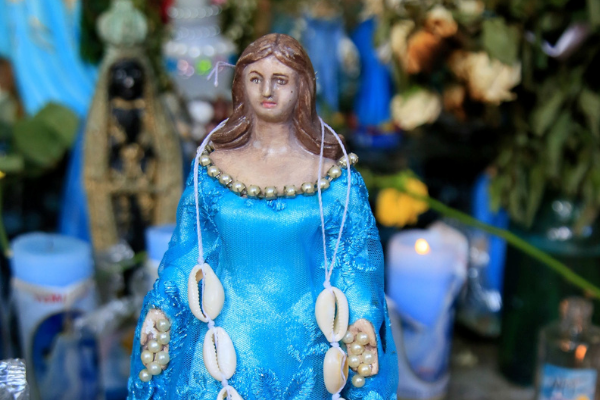 Escultura de Iemanjá.