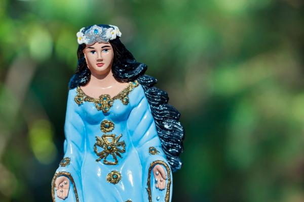 Escultura de Iemanjá.