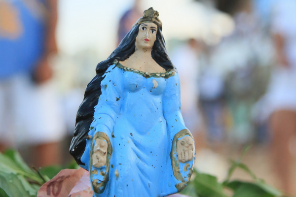 Escultura de Iemanjá.