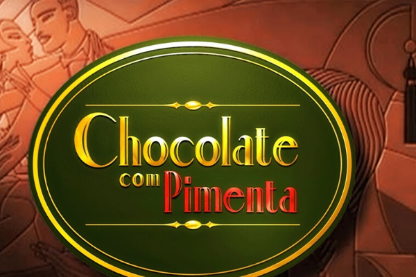 Logotipo da novela Chocolate com Pimenta