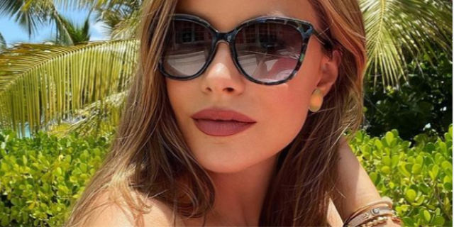 Foto da atriz Sofia Vergara como a personagem Gloria Pritchitt