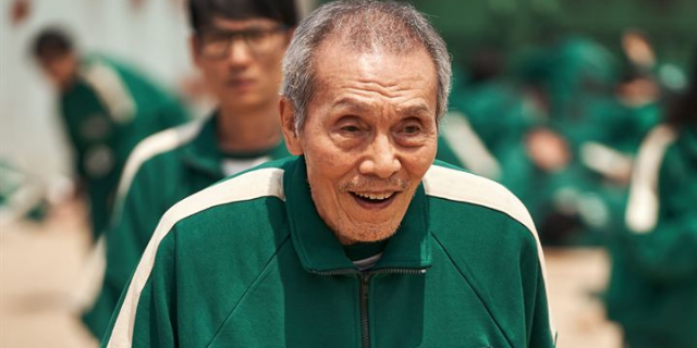 Imagem do personagem Oh Il-nam durante a série Round 6