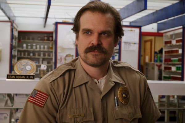 Personagem Jim Hopper, da série Stranger Things