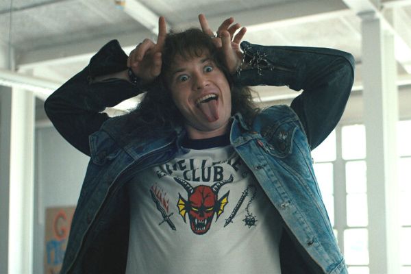 Personagem Eddie Munson, da série Stranger Things