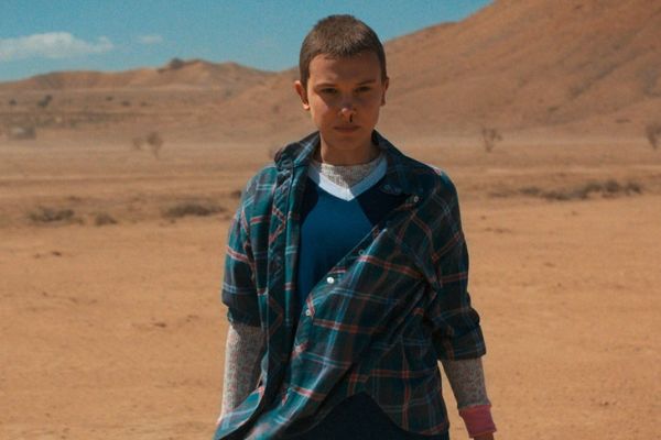 Personagem Eleven, da série Stranger Things