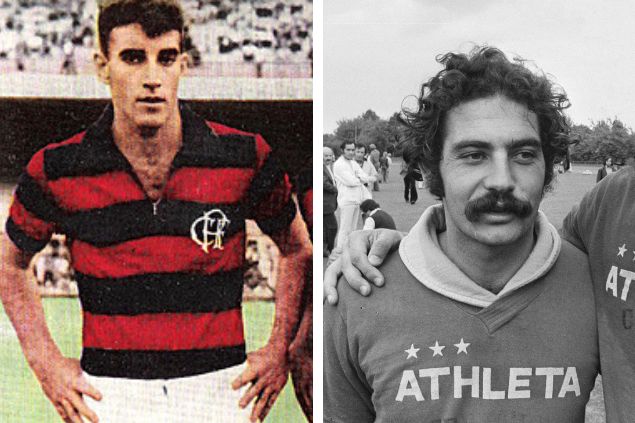 Imagen dos dois craques da copa do mundo de futebol do signo de capricórnio: Gérson e Rivelino