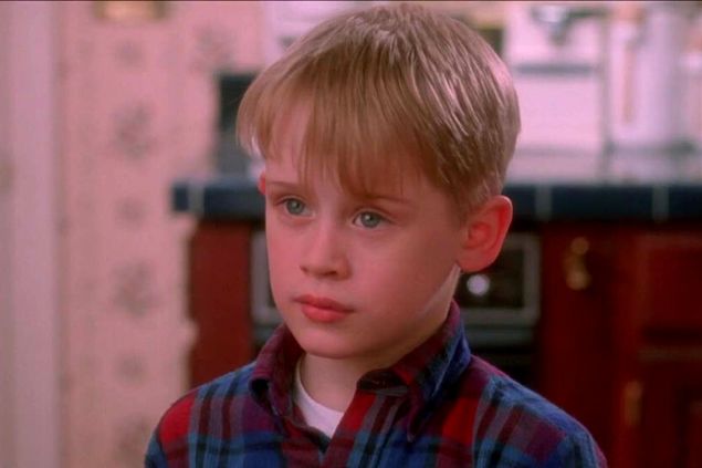 Ator Macaulay Culkin no filme Esqueceram de mim