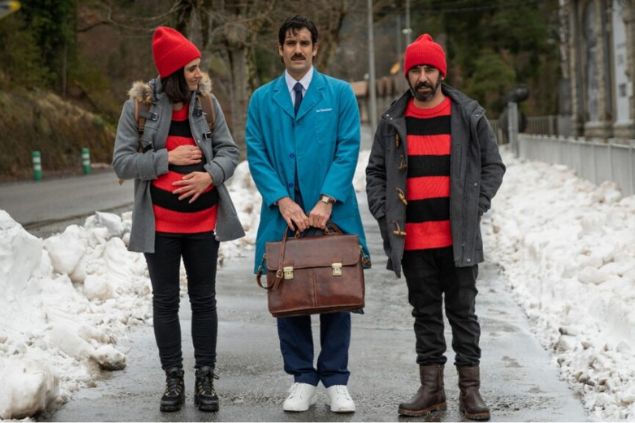 Cena do filme Tudo menos Natal