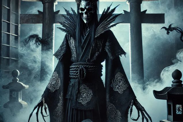 Imagem do Shinigami, o Deus da Morte da Mitologia Japonesa