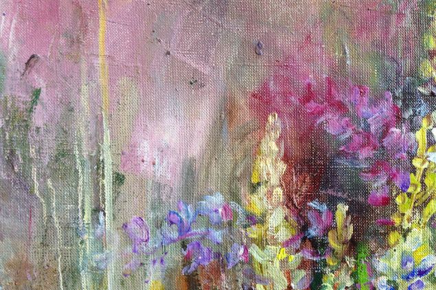 Imagem de uma pintura à óleo, uma das habilidades do signo de áries.