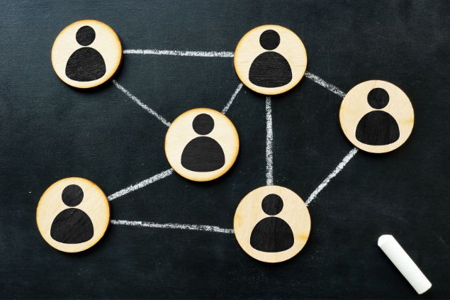 Imagem de um organograma que traz o conceito da estrutura da organização espiritual dentro da Umbanda.